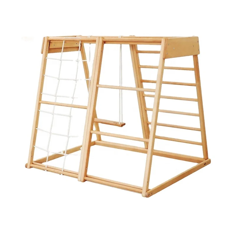 Kids Outdoor Frame - 어린이 야외 로프 사다리 어린이용 나무