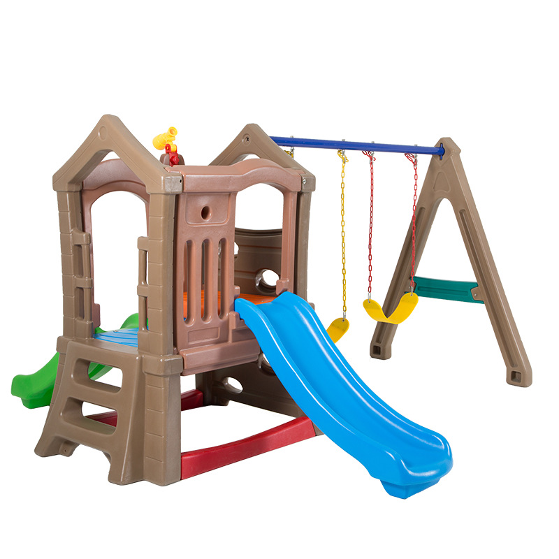 Kids Outdoor Swing And Slide - 고품질 어린이 실내/실외 플라스틱 이중 슬라이드