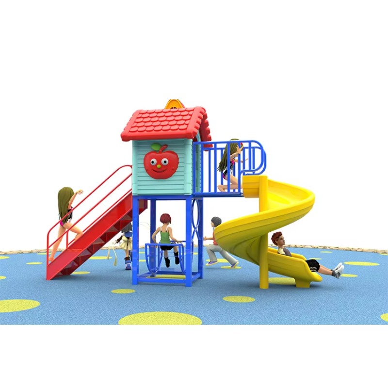 Kids Outdoor Swing And Slide - 어린이용 미끄럼틀과 그네 놀이기구, 야외 놀이터