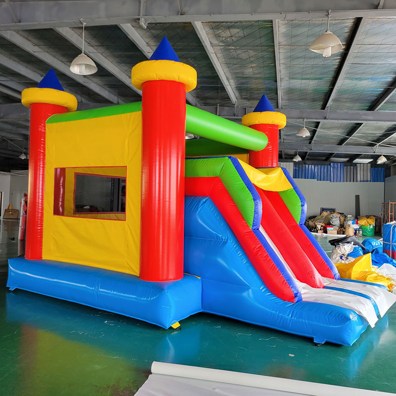 Kids Outdoor Jumping Castle - 슬라이드가 있는 에어바운스, 어린이 야외 파티