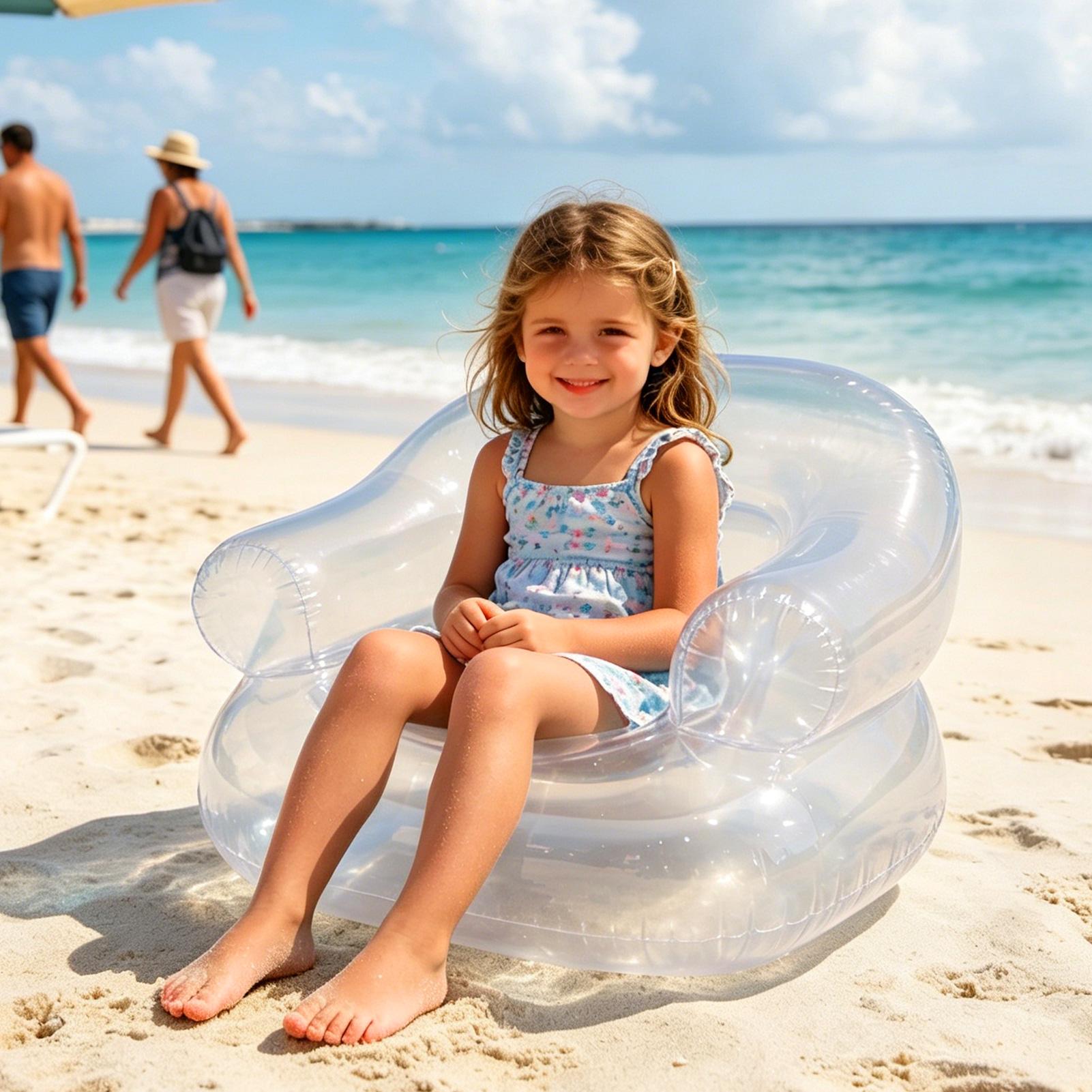 Kids Outdoor Bean Bag Chair - 어린이용 방수 두꺼운 PVC 휴대용 에어