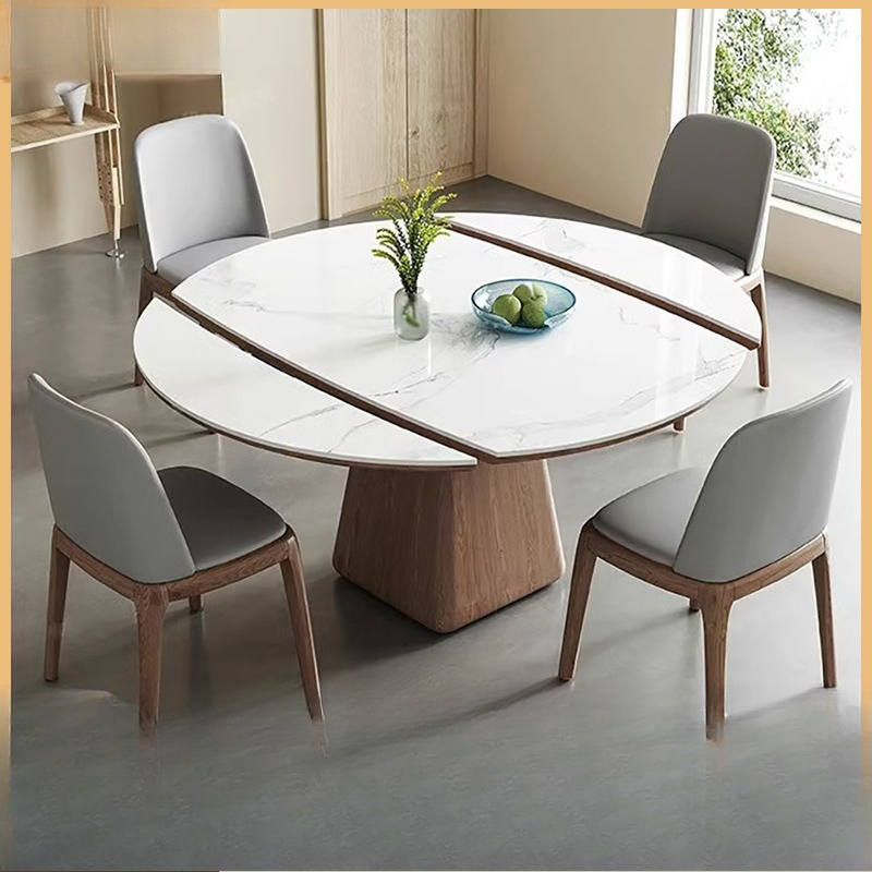 Kids Outdoor Dining Table - 확장 가능한 식탁 라운드 산업 슬레이트