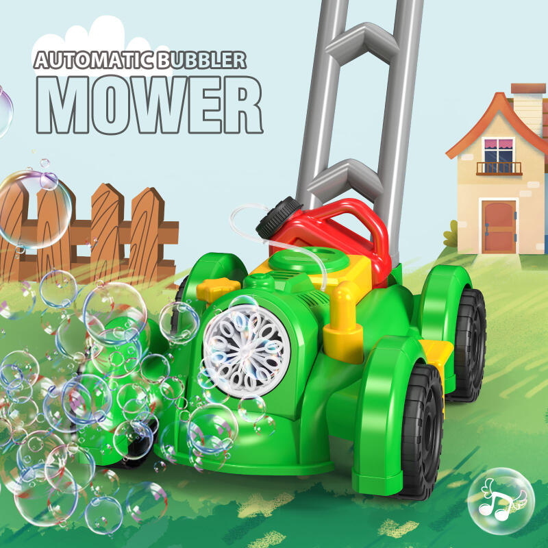 Kids Outdoor Lawn Mower - 잔디 예초기 자동 거품 기계 카트