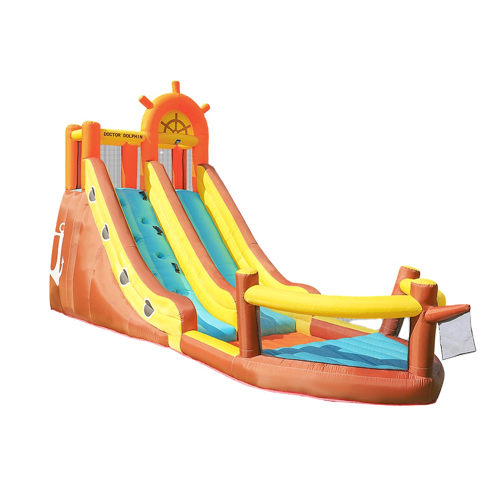 Kids Outdoor Jumping Castle - 돌핀 해적선 야외 점핑 하우스 콤보