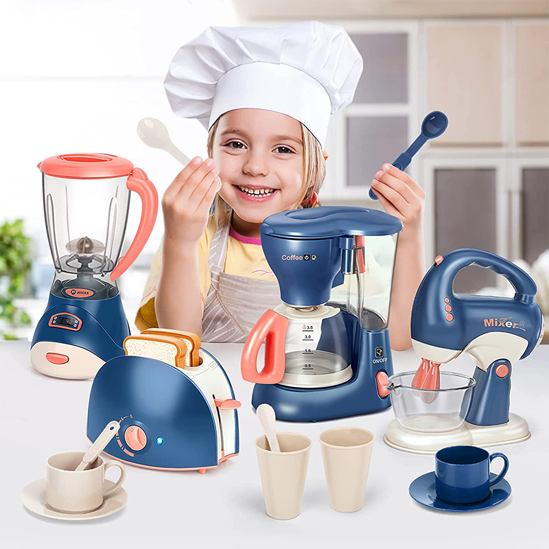 Kids Outdoor Kitchen - 미니 가전 주방 장난감, 어린이를위한 커피
