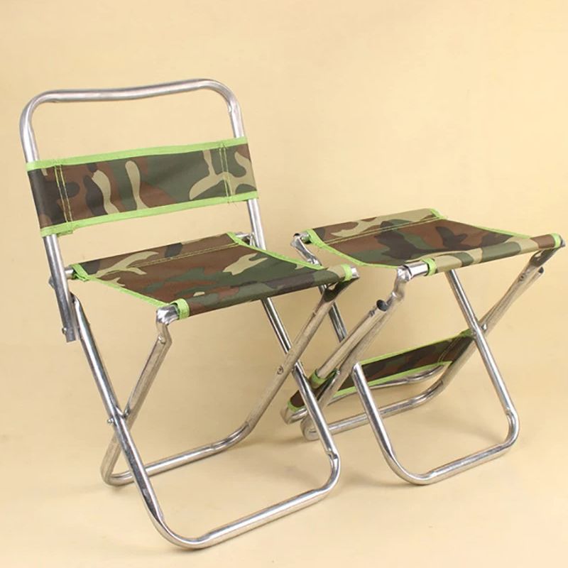 Kids Outdoor Lounge Chair - 등받이가 있는 위장 접이식 의자 46x29x29cm
