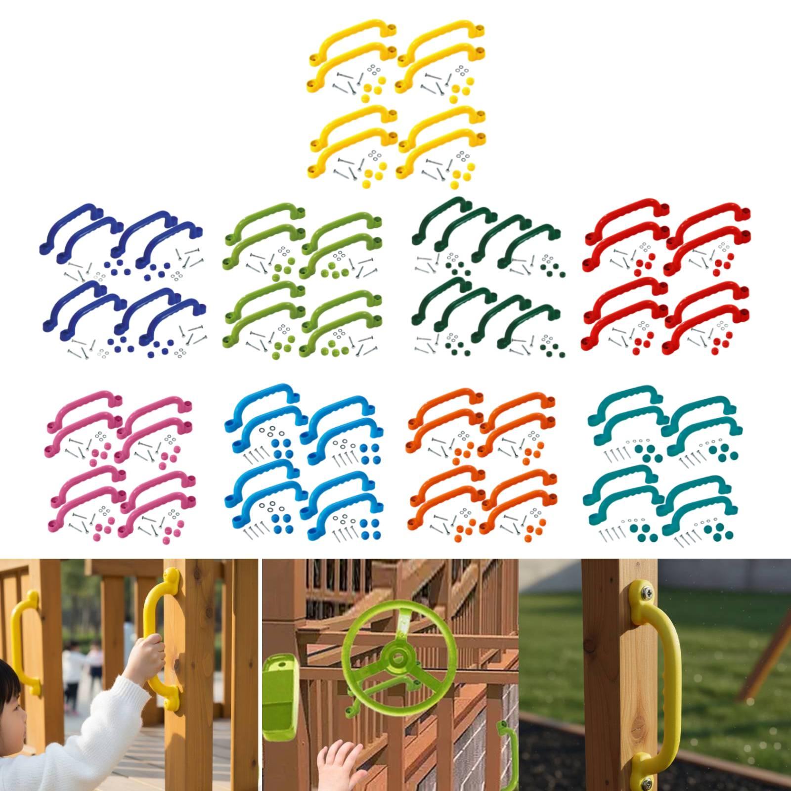 Kids Outdoor Frame - 8Pcs 등반 프레임 핸들 쉬운 설치