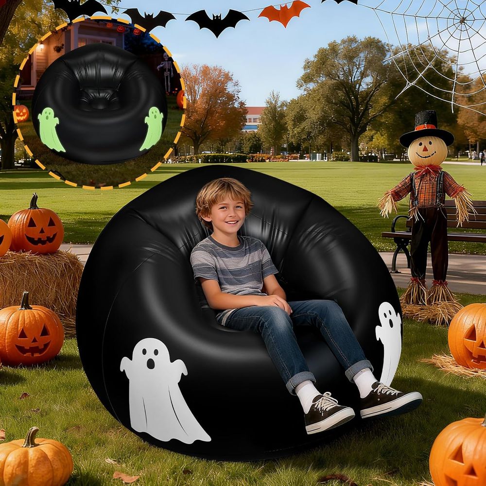 Kids Outdoor Lounge Chair - 콩주머니 소파 또는 야광 어린이용 에어