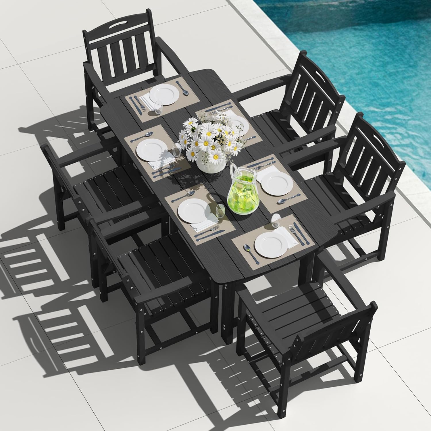 Kids Outdoor Dining Table - HDPE 야외 식탁 세트, 파티오 테이블
