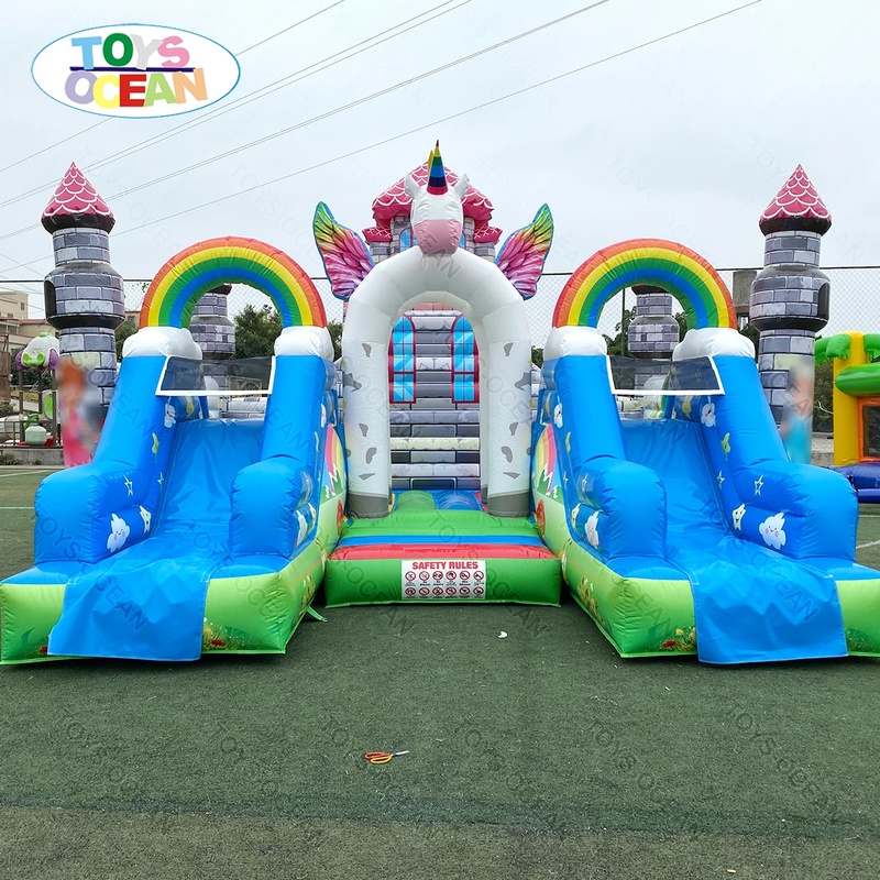 Kids Outdoor Jumping Castle - 맞춤형 대형 야외 놀이터 어린이용 에어바운스