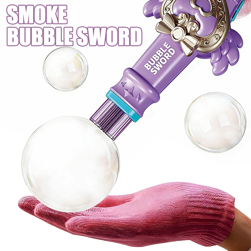 Bubble Sword Wand - 탄성 버블 안개 마술 지팡이 귀여운