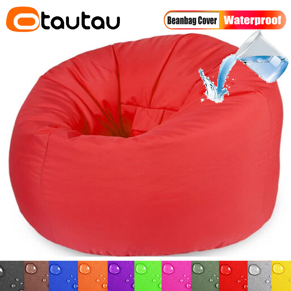 Kids Outdoor Bean Bag Chair - OTAUTAU 야외 방수 콩 가방 커버