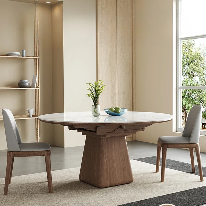 Kids Outdoor Dining Table - 슬레이트 확장형 테이블 다이닝 라운드 인더스트리얼