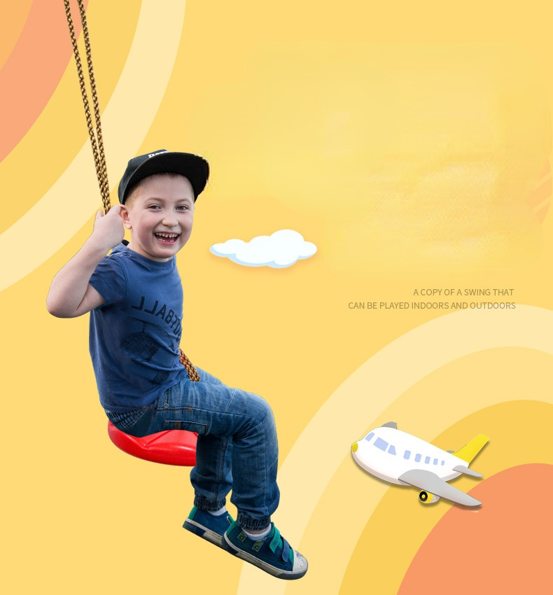 어린이 디스크 스윙 아이 실내 및 실외 스포츠 빨간색  - Kids Outdoor Swing And Slide 리뷰 및 가격