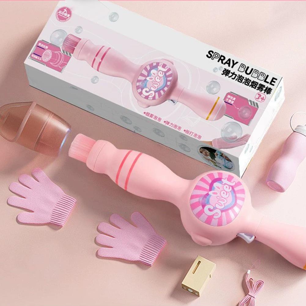 연기 버블 머신 마법의 연기 효과가 있는 탄성 버블 안 - Bubble Sword Wand 리뷰 및 가격