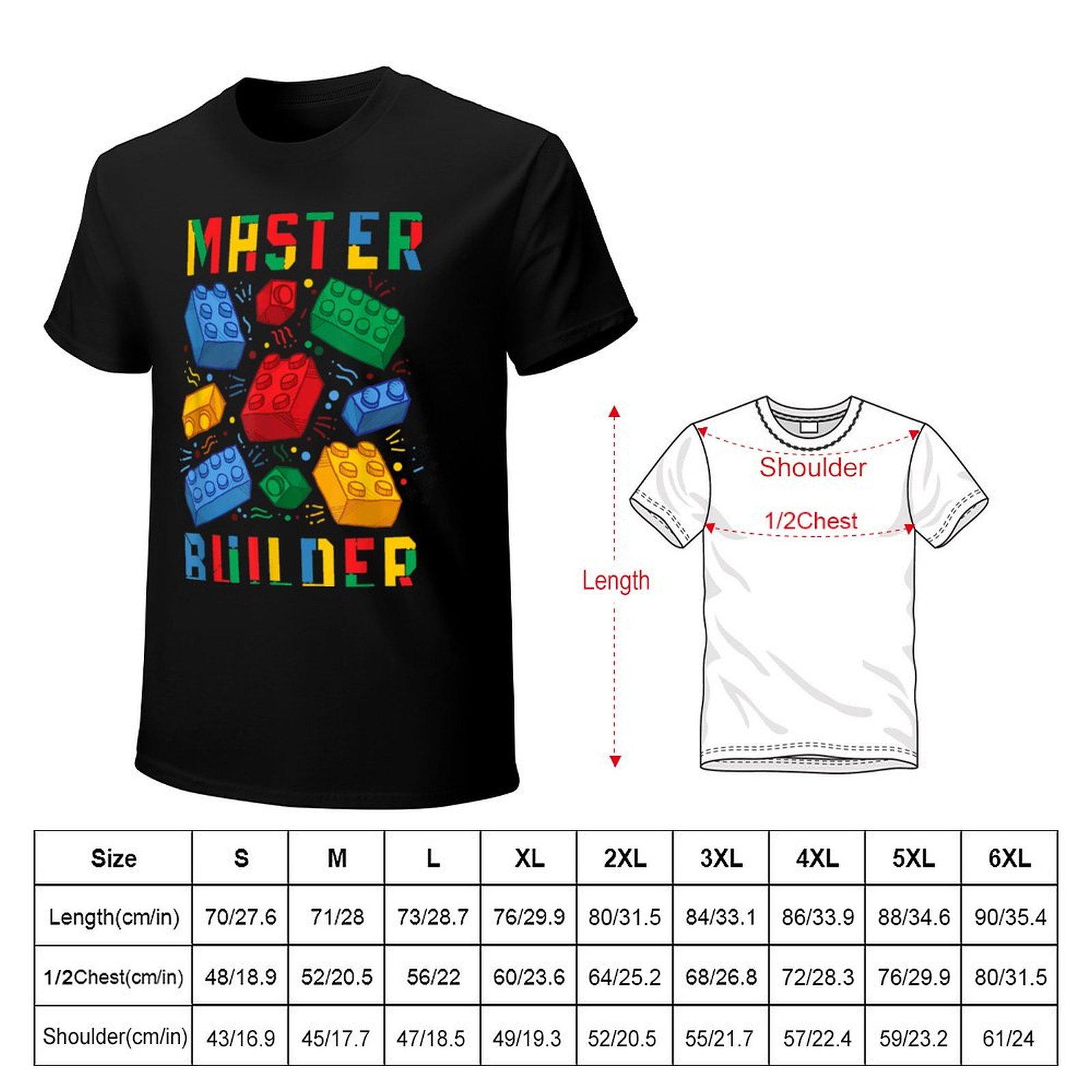브릭 빌더 재미있는 블록 마스터 빌더 어린이용 셔츠 야 - Kids Outdoor Quotes 리뷰 및 가격