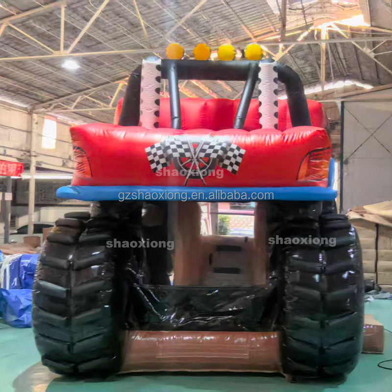 상업용 야외 뒤뜰 점핑 몬스터 트럭 테마 어린이용 에어 - Kids Outdoor Jumping Castle 리뷰 및 가격