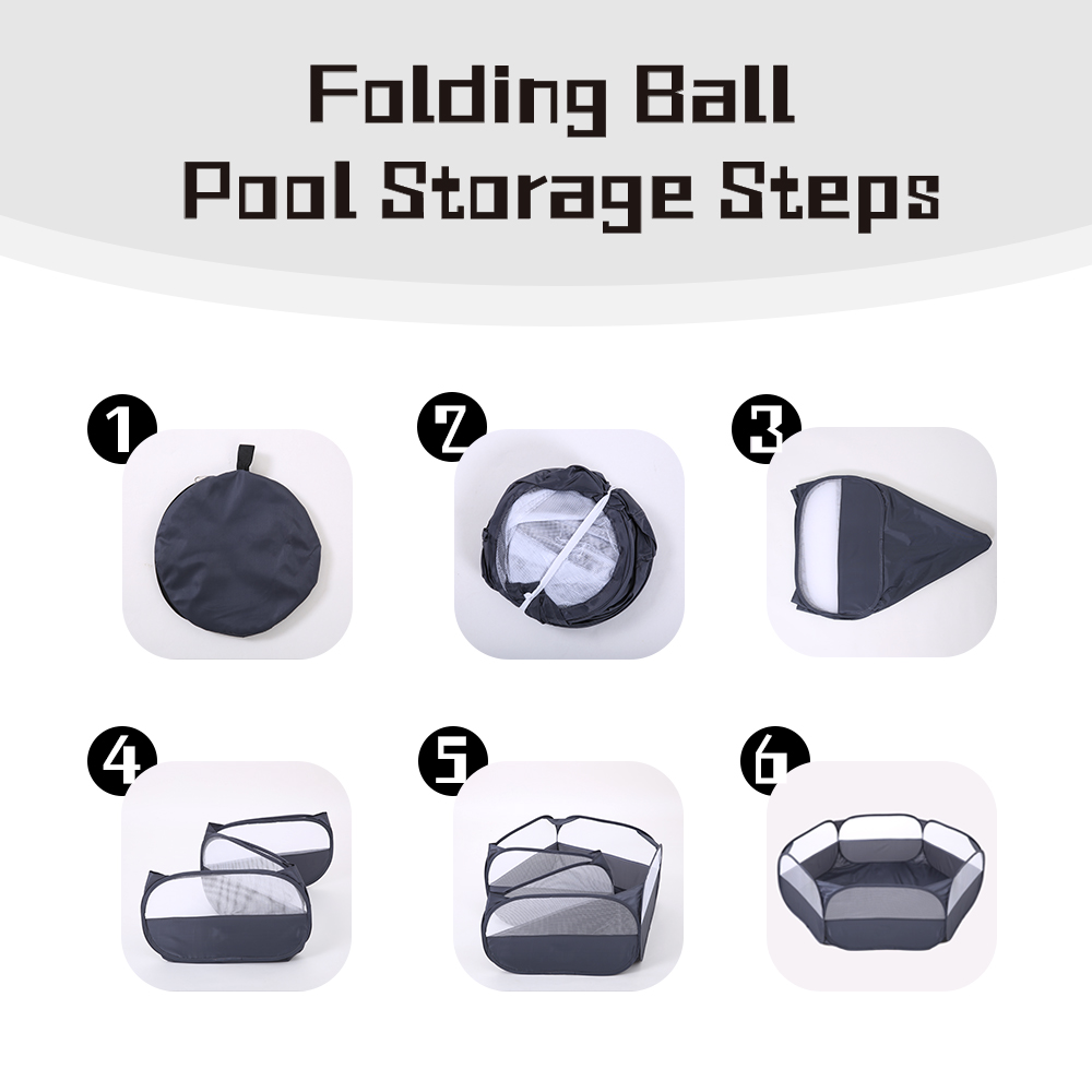 1PC 접이식 검정색 볼풀, 실내외 놀이용 (아기, 유 - Kids Outdoor Ball 리뷰 및 가격