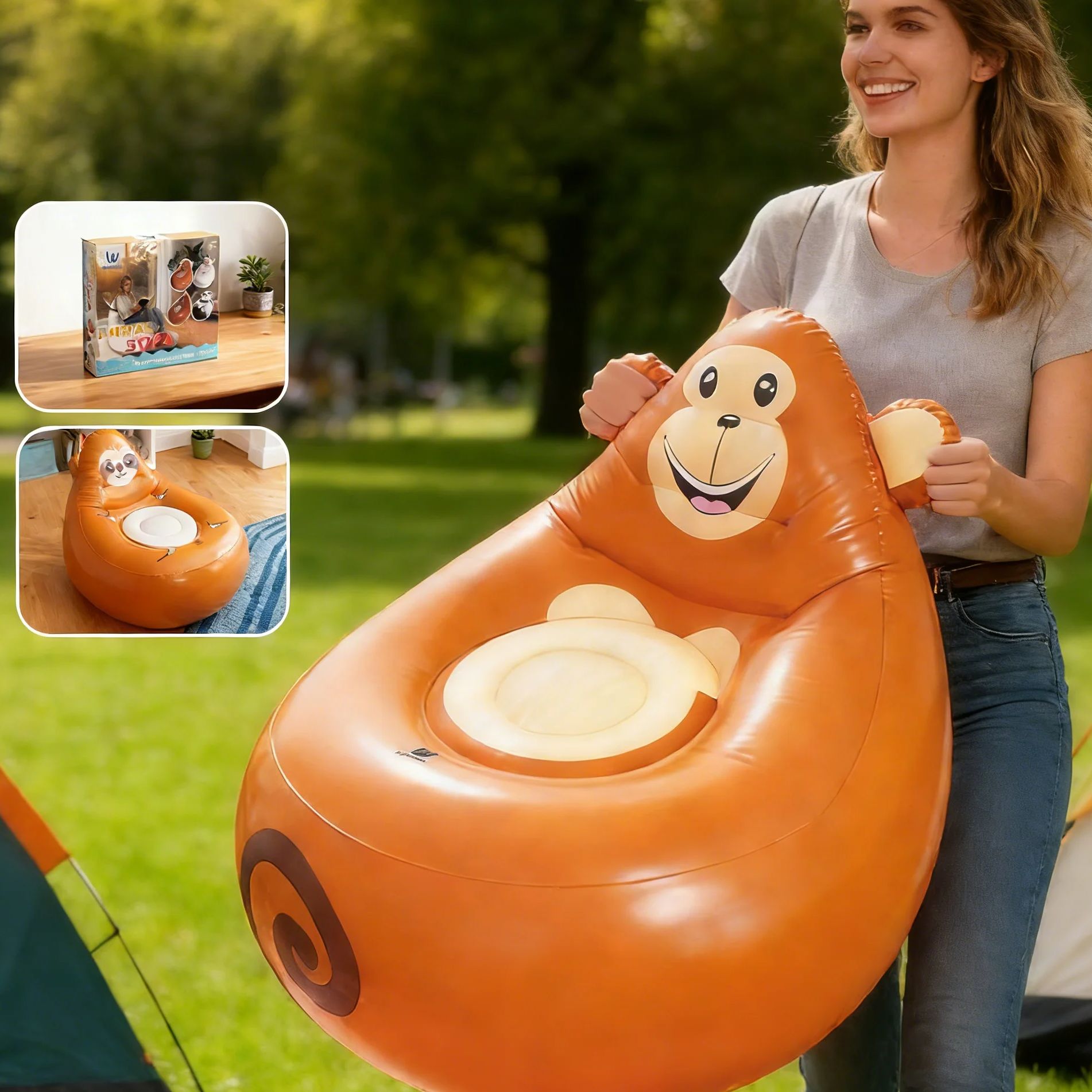 인플레이터블 레이지 소파 어린이 만화 소파 리클라이너  - Kids Outdoor Lounge Chair 리뷰 및 가격