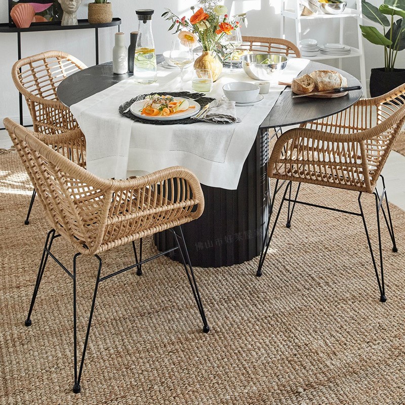 MOMO 인스 라탄 야외 발코니 3종 세트 철제 짜임  - Kids Outdoor Dining Table 리뷰 및 가격