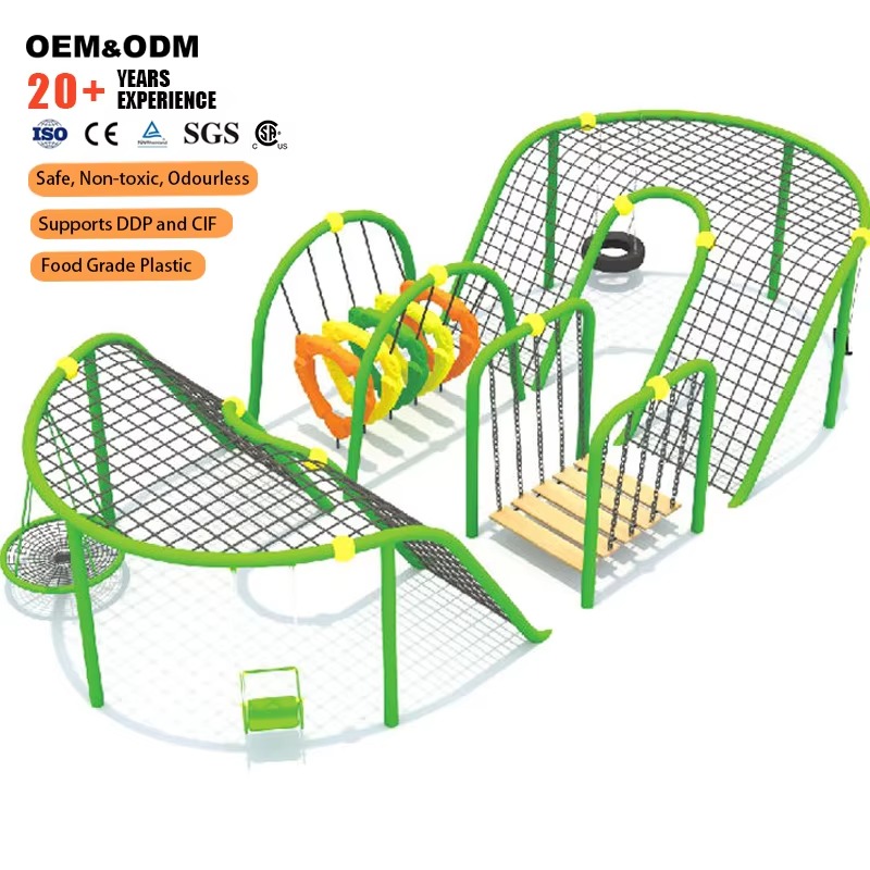 고품질 신형 야외 어린이용 등반 로프 그물 놀이터 장비 - Kids Outdoor Frame 리뷰 및 가격