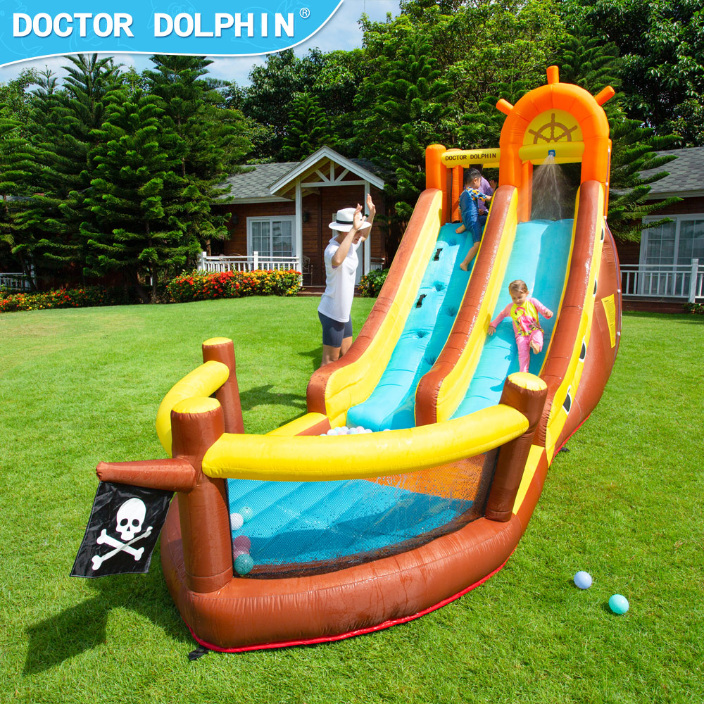 돌핀 해적선 야외 점핑 하우스 콤보 캐슬 워터 롱 놀이 - Kids Outdoor Jumping Castle 리뷰 및 가격