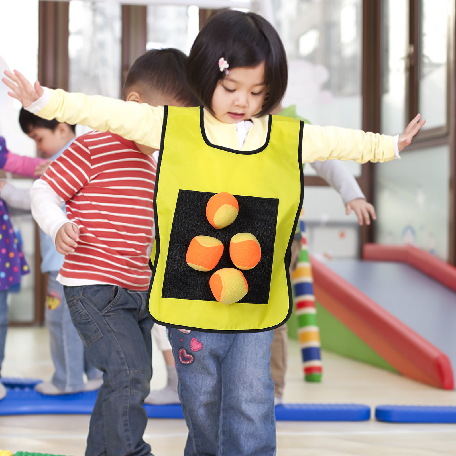 1세트 어린이 스티키 볼 조끼 세트에는 조끼 2개, 스 - Kids Outdoor Ball 리뷰 및 가격