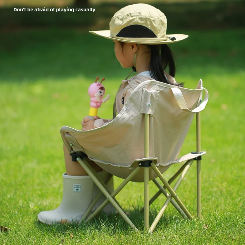 어린이용 미니 휴대용 접이식 달 의자, 곡선 안락 의자 - Kids Outdoor Bean Bag Chair 리뷰 및 가격