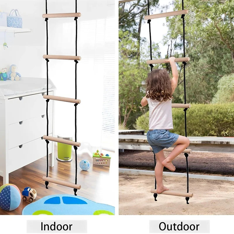 어린이 등반 로프 사다리 나무 그네 키즈 실내 야외 나 - Kids Outdoor Swing And Slide 리뷰 및 가격