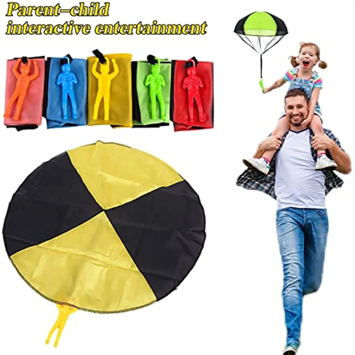 어린이용 낙하산 장난감, 엉킴 방지 야외 비행 낙하산, - Kids Unique Outdoor Toys 리뷰 및 가격
