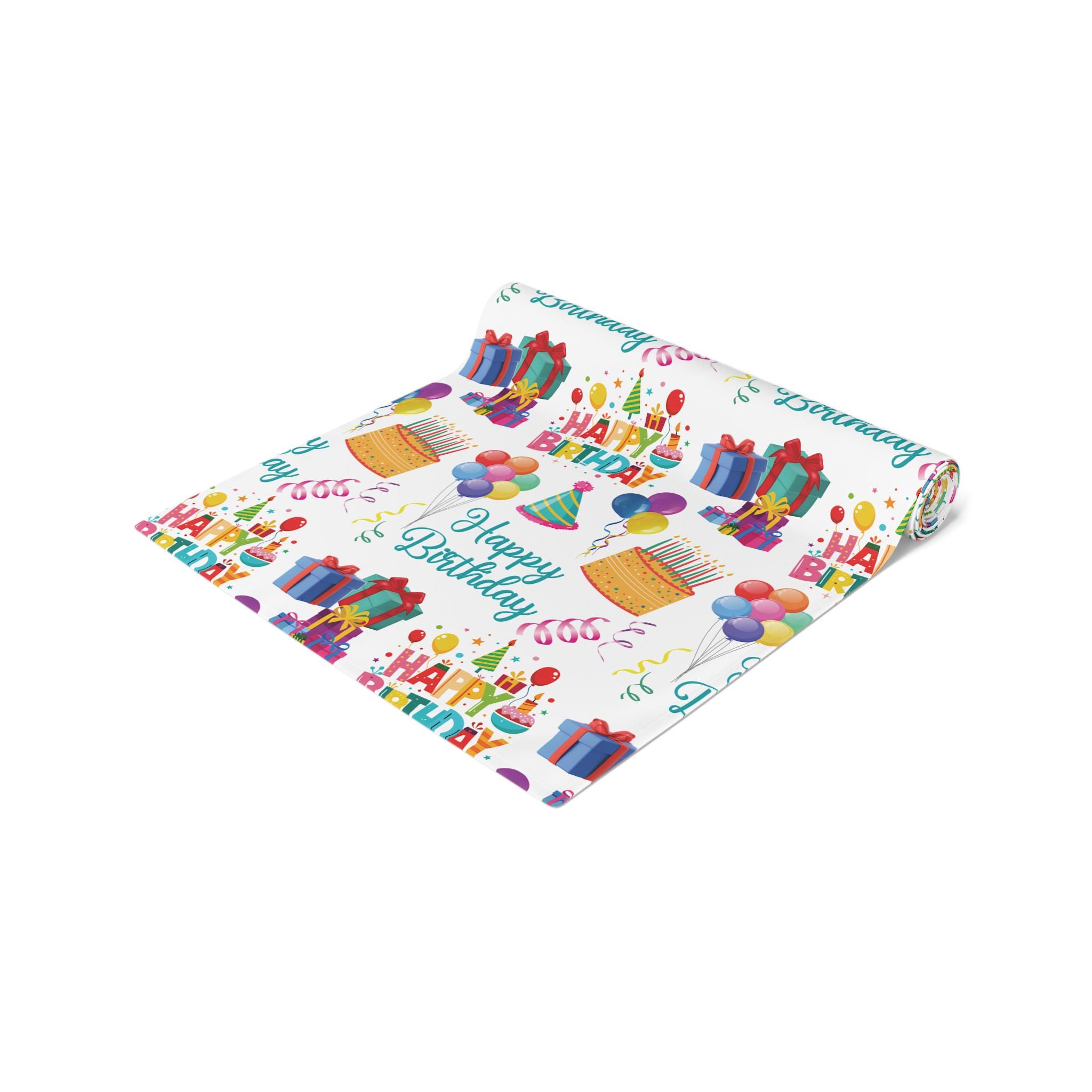 다채로운 생일 파티 풍선 테이블 러너, 기념 주방 다이 - Kids Outdoor Dining Table 리뷰 및 가격