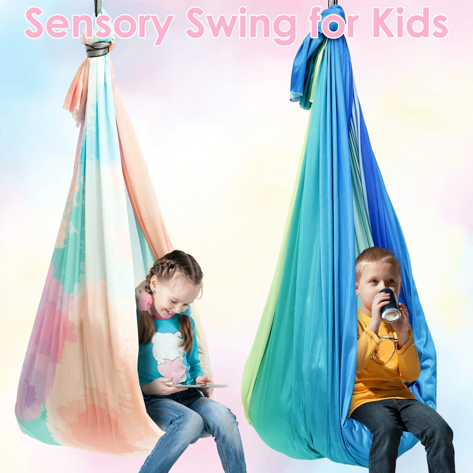 감각적 편안함을 주는 어린이용 센서리 스윙, 최대 20 - Kids Outdoor Swing And Slide 리뷰 및 가격