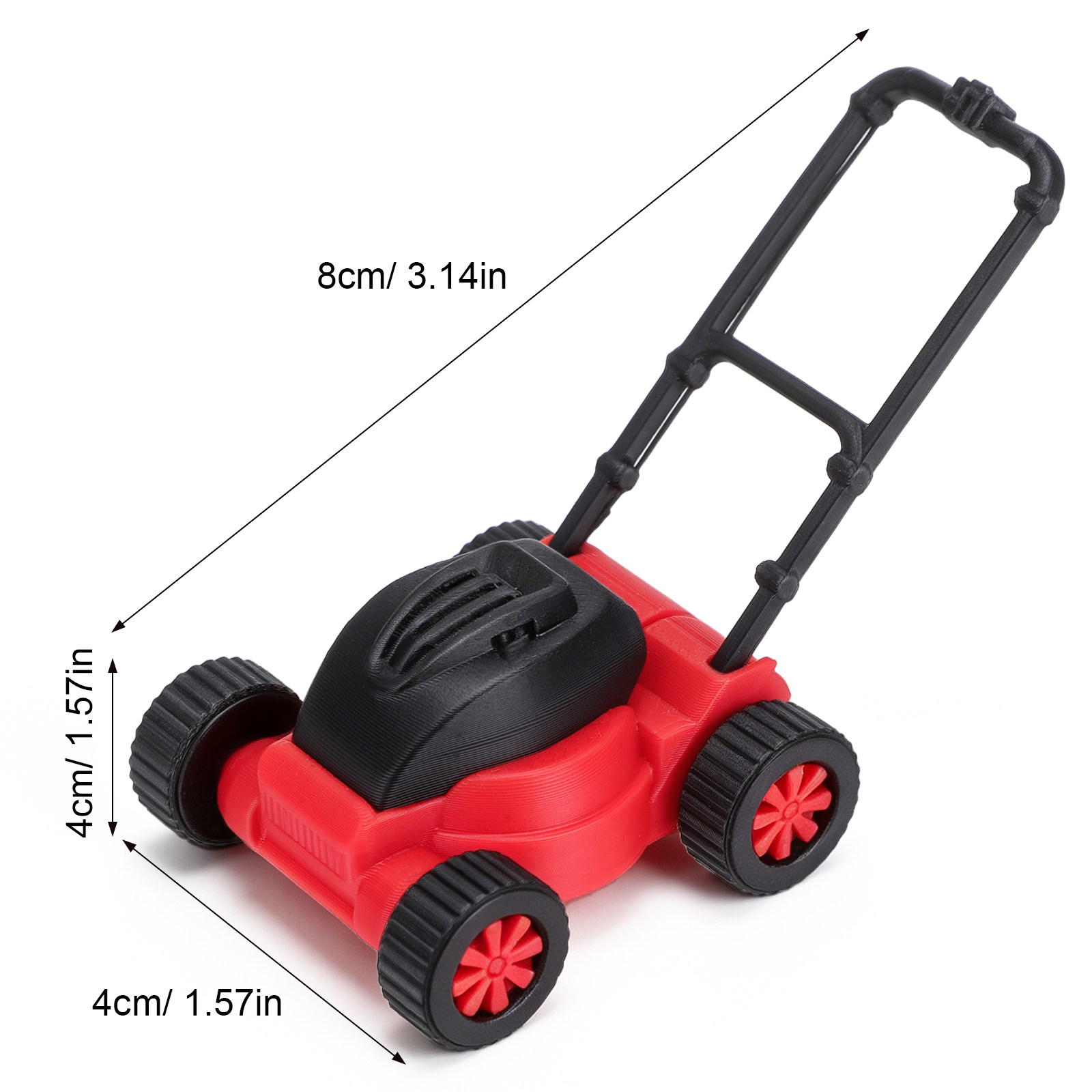 인형의 집 미니 잔디 깎는 기계 1:18 현실적인 정원 - Kids Outdoor Lawn Mower 리뷰 및 가격