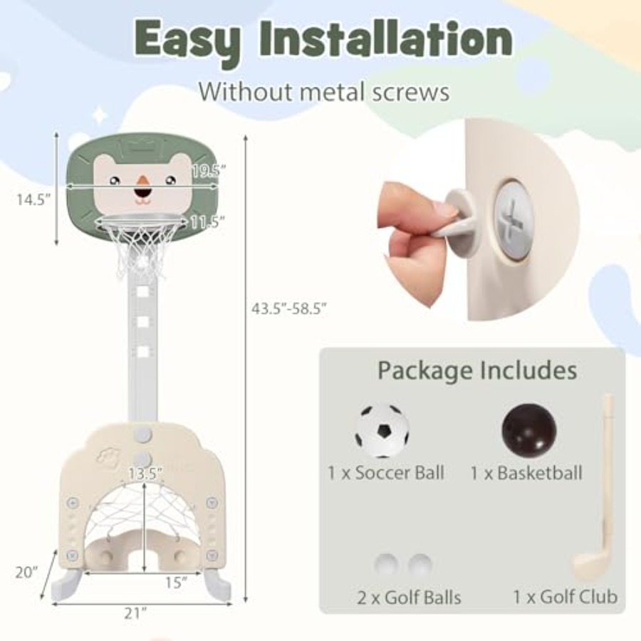 실내외 어린이 농구대 장난감 스탠드, 스틸 프레임, 파 - Kids Outdoor Frame 리뷰 및 가격