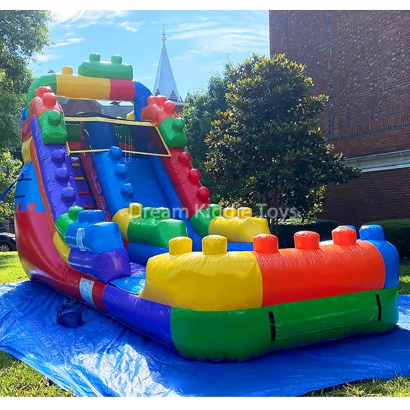 빌딩 블록 상업용 풍선 슬라이드 장난감 블록 풍선 트램 - Kids Outdoor Jumping Castle 리뷰 및 가격