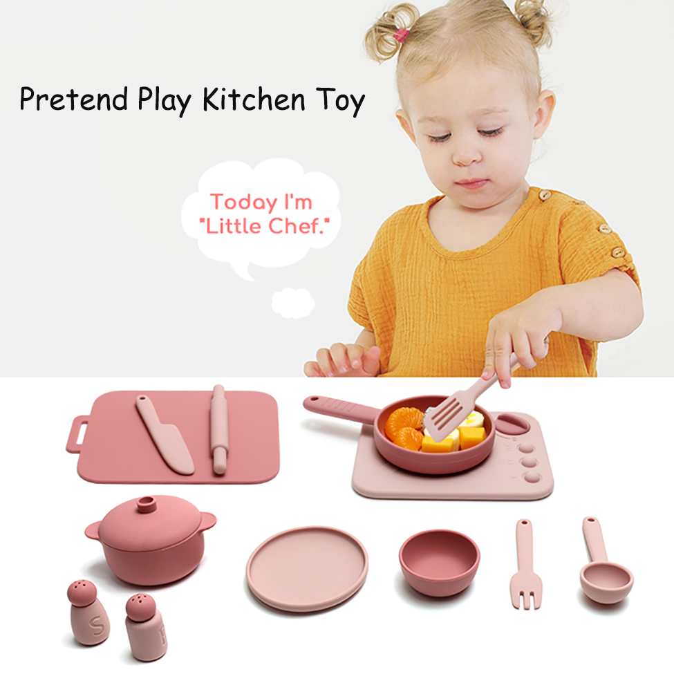 13종 실리콘 요리 놀이 세트 장난감, 역할놀이 주방  - Kids Outdoor Kitchen 리뷰 및 가격