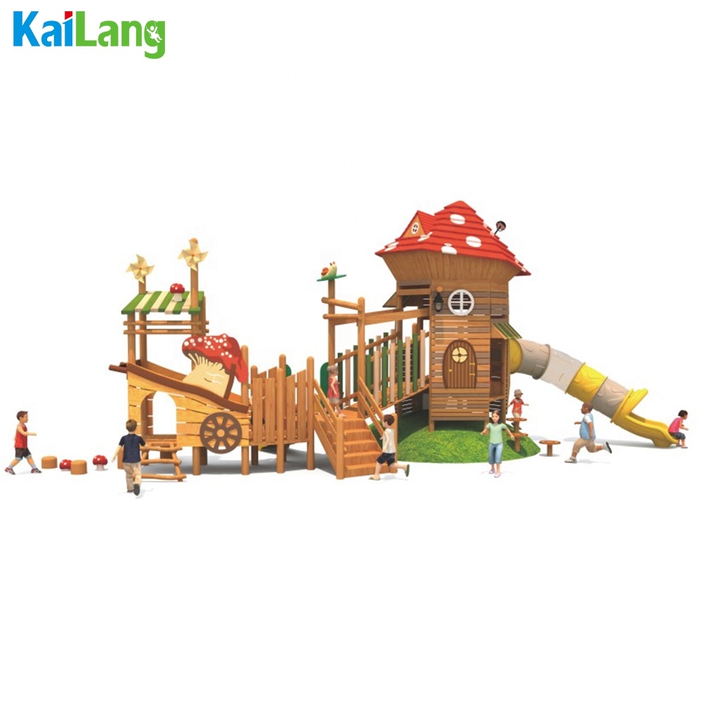 숲 속 버섯 모양 목재 놀이공원 야외 스포츠 장비 어린 - Outdoor Children'S Park 리뷰 및 가격