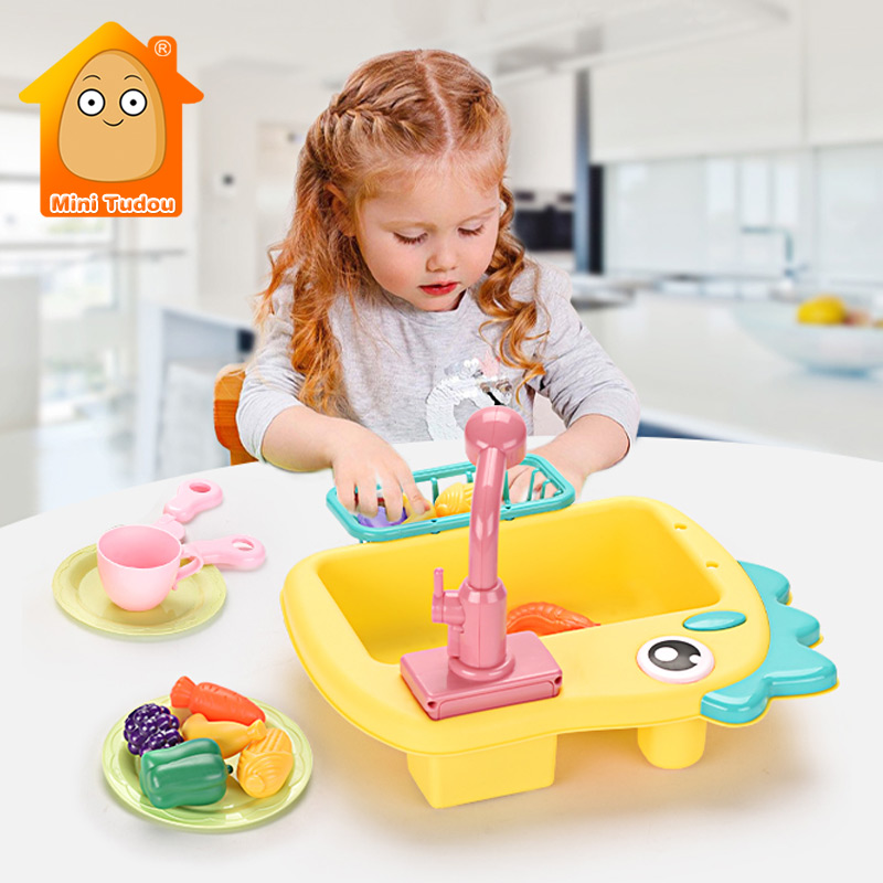 어린이 장난감 가상 놀이 주방 전기 물 기계 세척 과일 - Kids Outdoor Kitchen 리뷰 및 가격