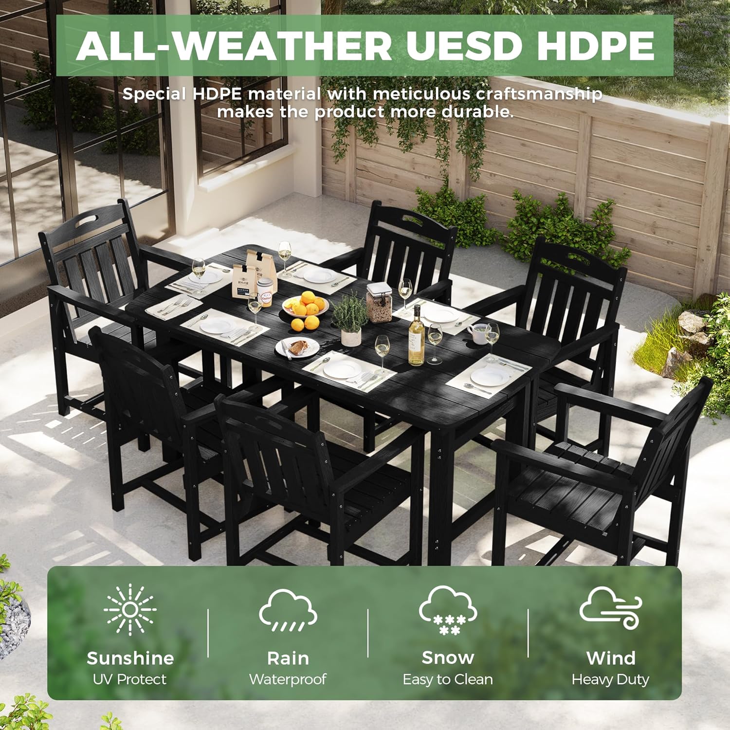 HDPE 야외 식탁 세트, 파티오 테이블 및 의자 세트 - Kids Outdoor Dining Table 리뷰 및 가격