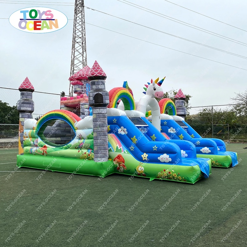 맞춤형 대형 야외 놀이터 어린이용 에어바운스 점핑캐슬  - Kids Outdoor Jumping Castle 리뷰 및 가격