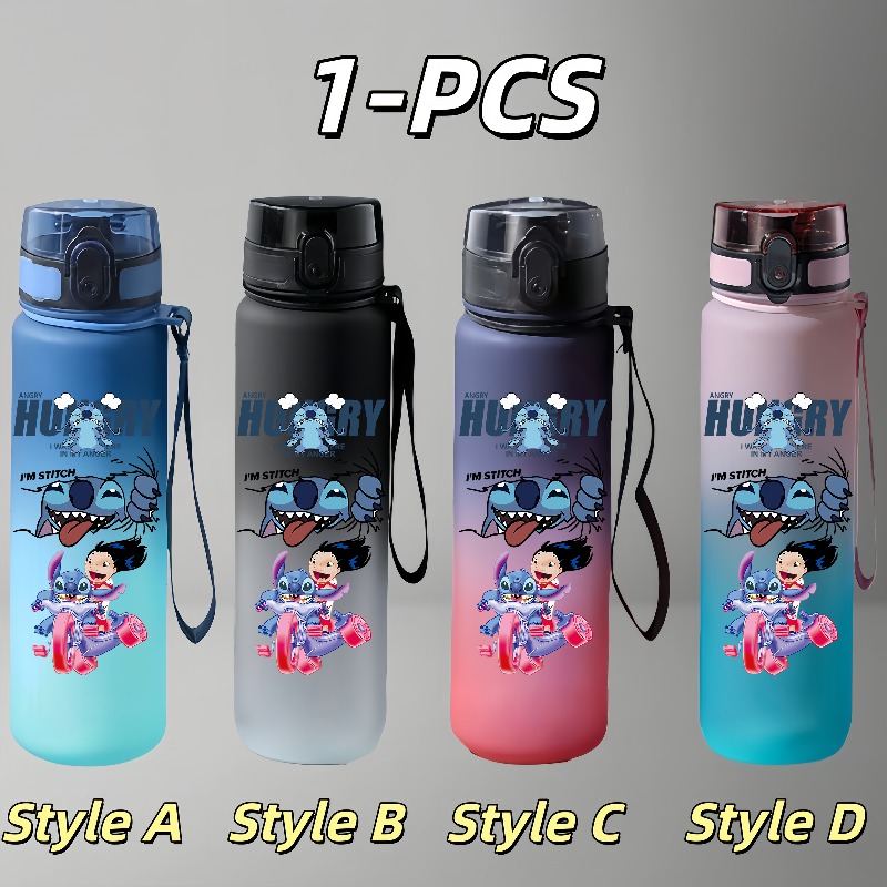 스티치 애니메이션 물병 650ml 누수 방지 휴대용 끈 - Kids Outdoor Kitchen 리뷰 및 가격
