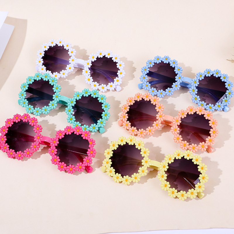 1-16PCS 새로운 어린이 선글라스 귀여운 데이지 꽃 - Kids Outdoor Frame 리뷰 및 가격